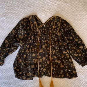 Free People sunflower top